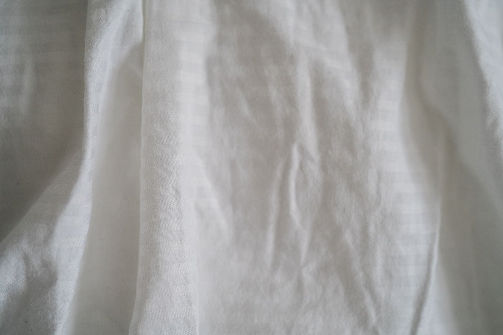Linen blend fabric swatch